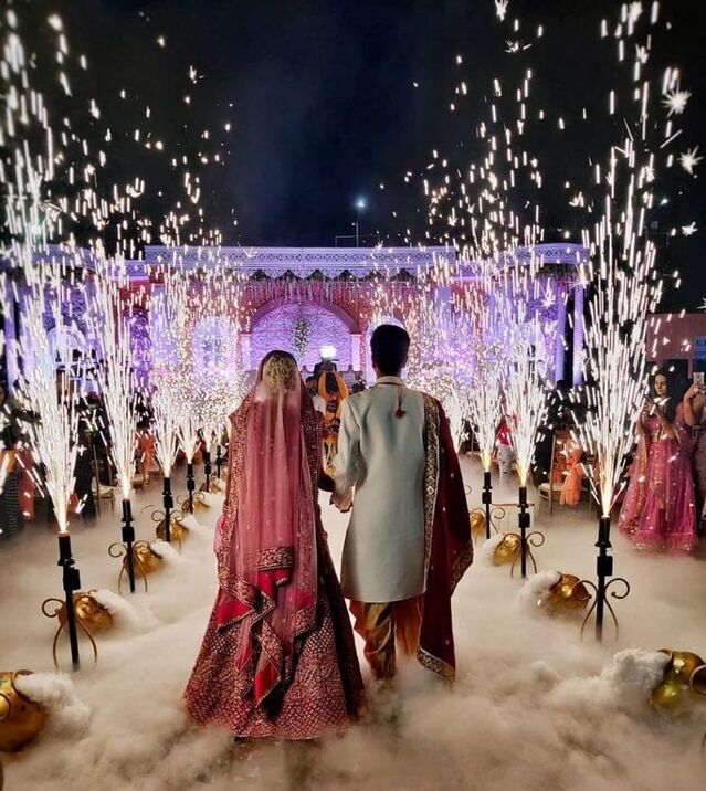 Bride and groom entry organiser in noida gurgaon delhi