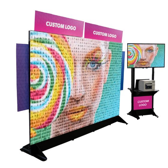 Mosaic wall Photo Booth