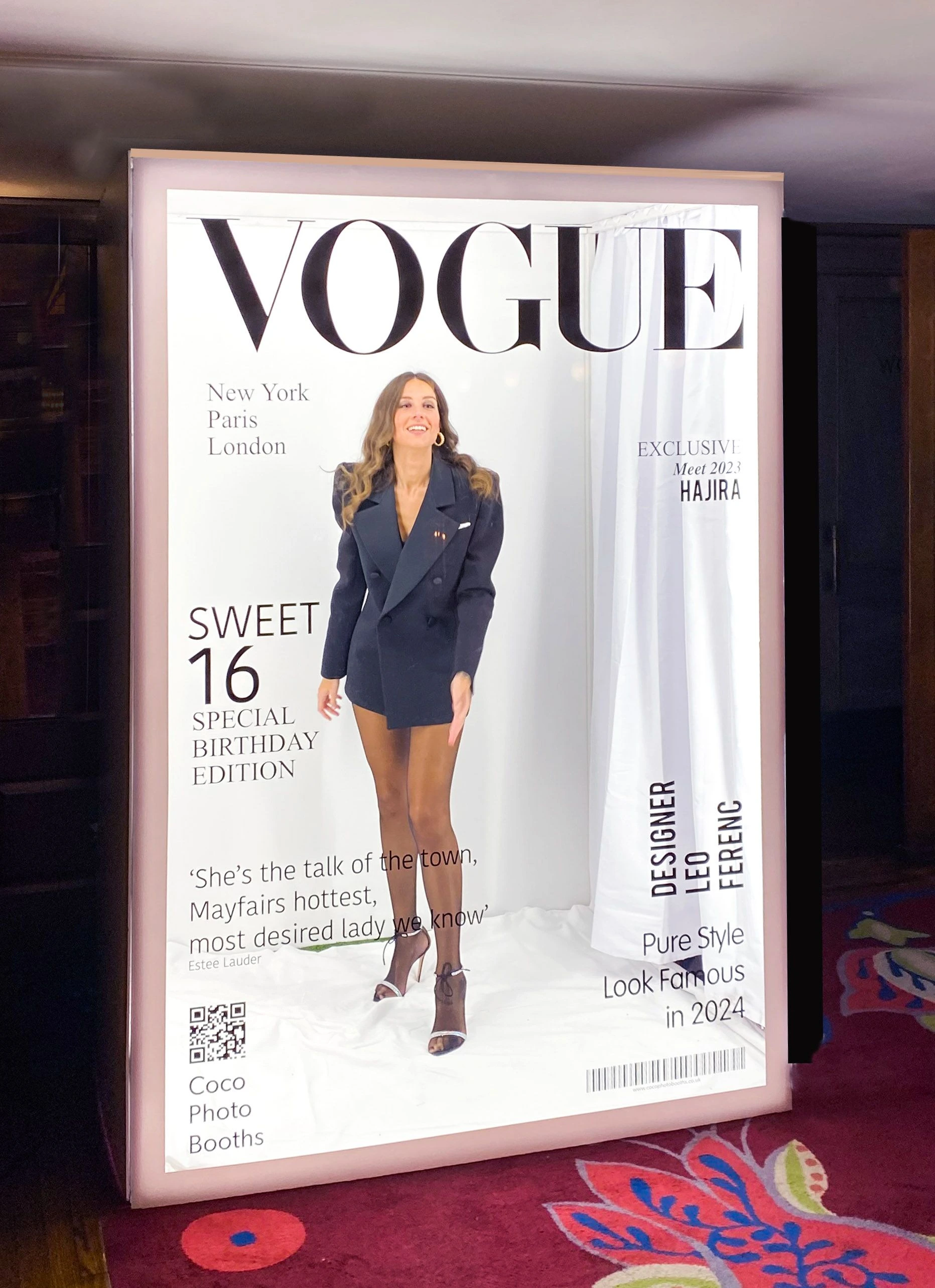 Magazine Cover Photo Booth