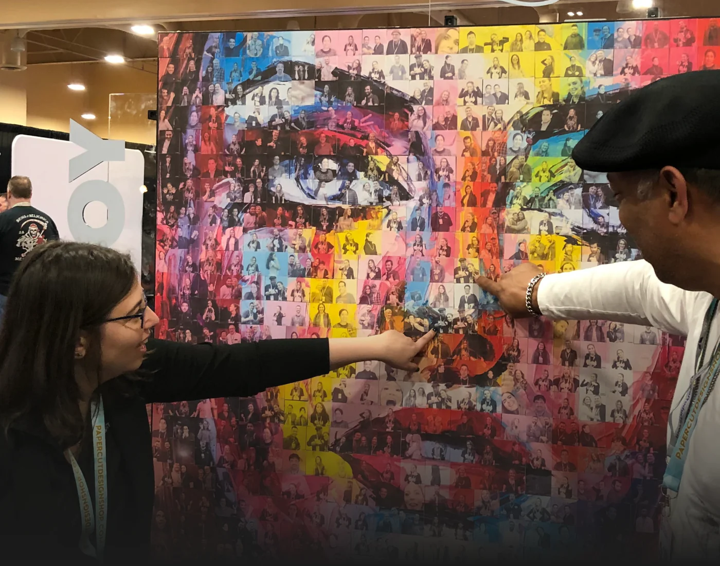 Mosaic wall Photo Booth