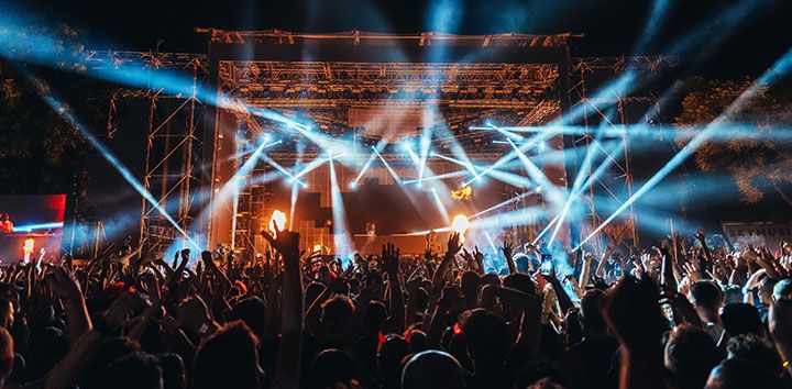 Artist booking and entertainment management services for corporate events, including the day of the event