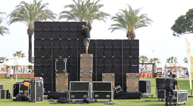 Equipment and Venue Setup for Sports Events