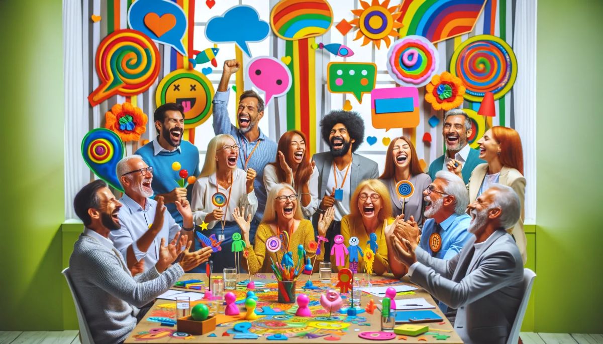 Fun ways to get people to work together We Set Up