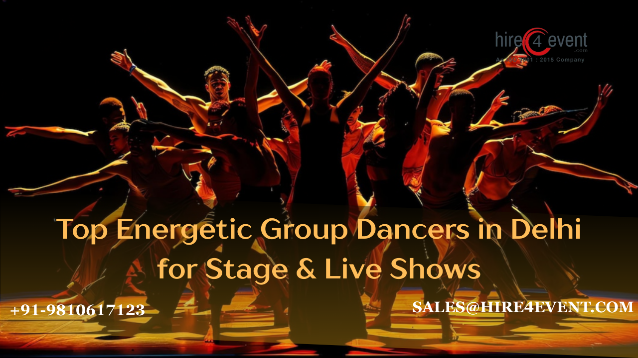 Top Energetic Group Dancers in Delhi for Stage & Live Shows