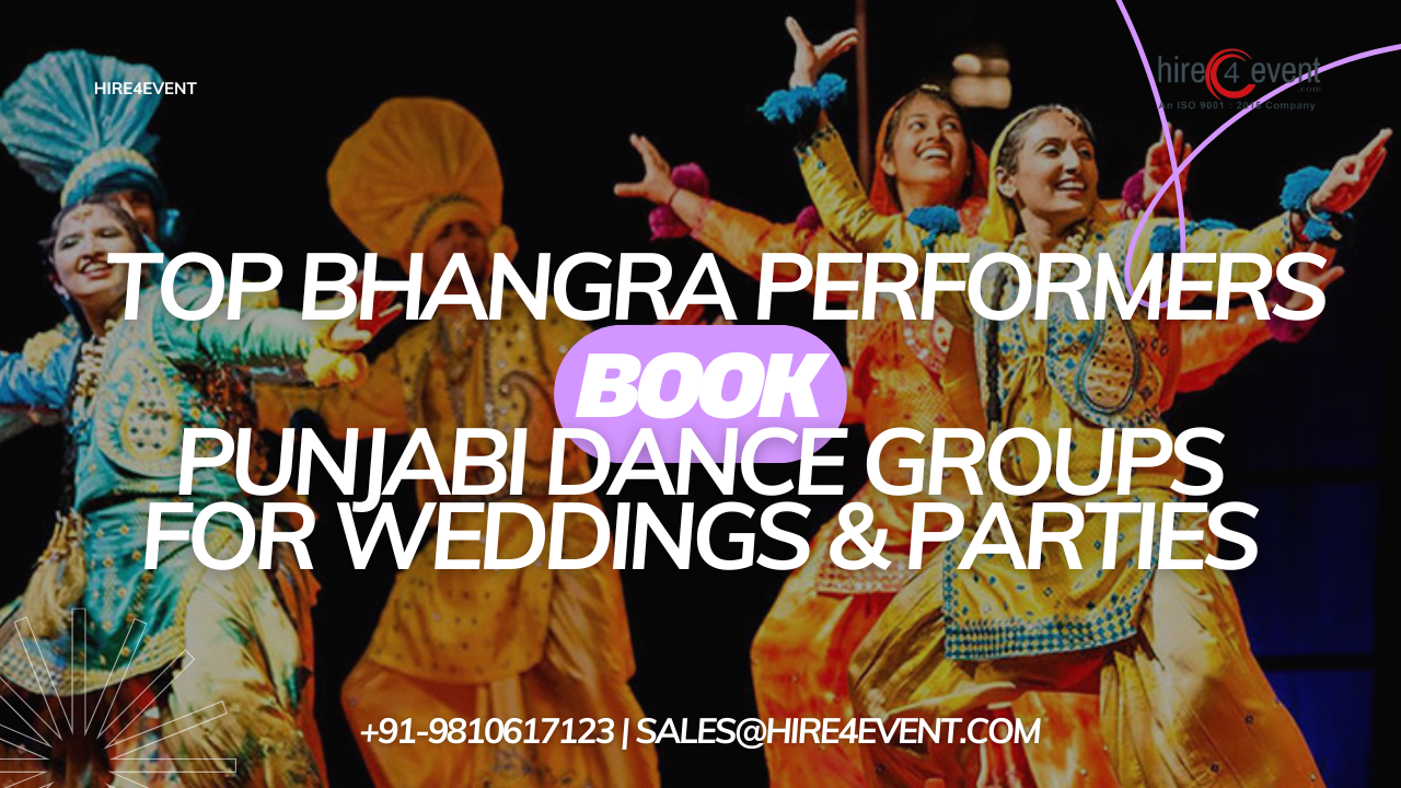 Top Bhangra Performers | Punjabi Dance Groups for Weddings & Parties
