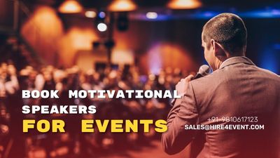 Book Motivational Speakers for Events & College Fests