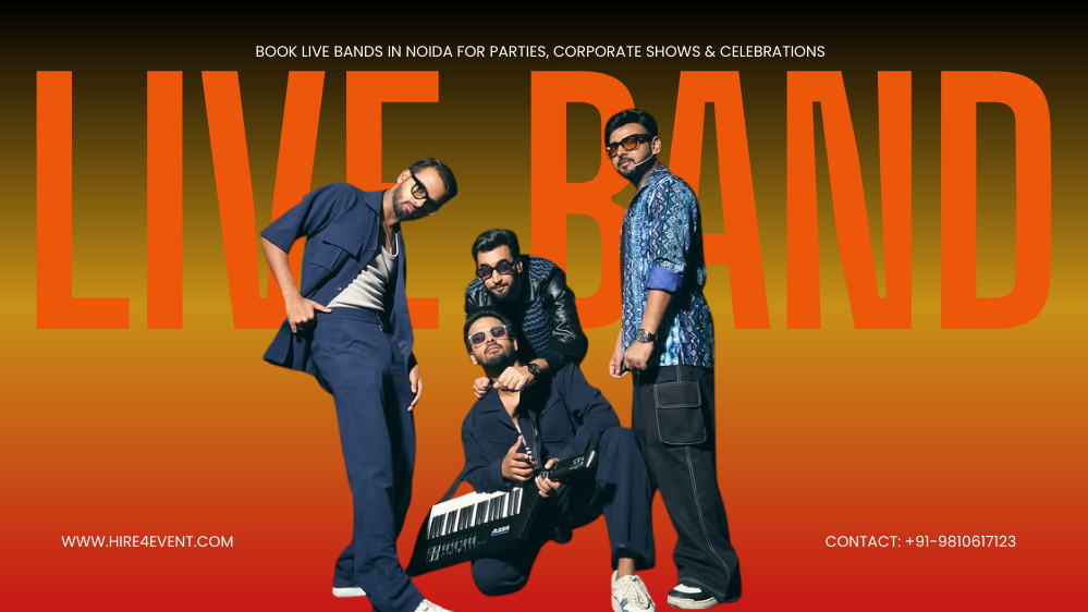 Book Live Bands in Noida for Events, Parties & Corporate Shows