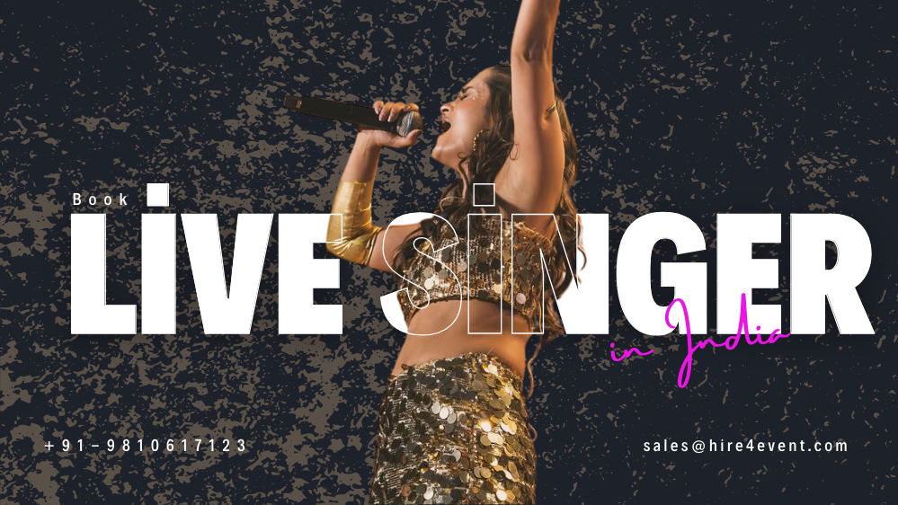 India’s Best Live Singer Booking for Weddings & Corporate Events